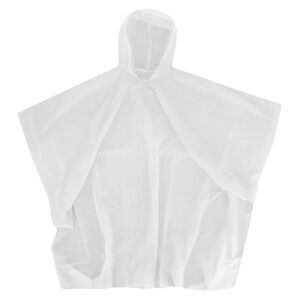 CTM Adult Reusable Waterproof Long Rain Poncho